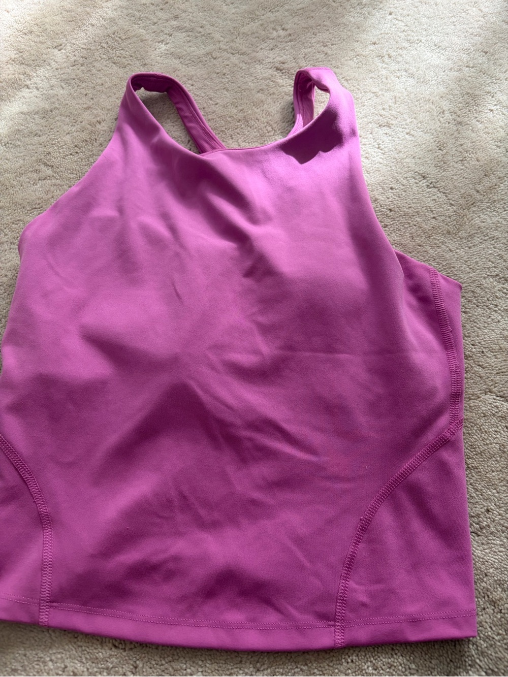 all in motion Bright Magenta Tank-Style Bodysuit